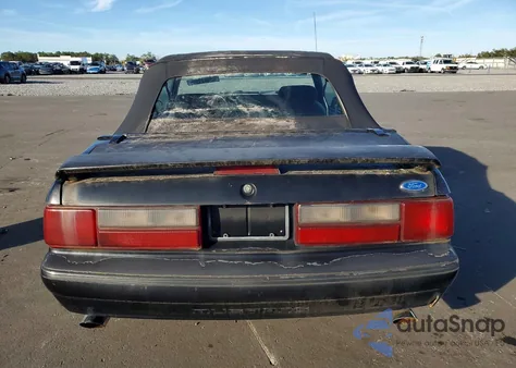 1989 Ford Mustang Lx from USA, damaged, VIN 1FABP44AXKF159869